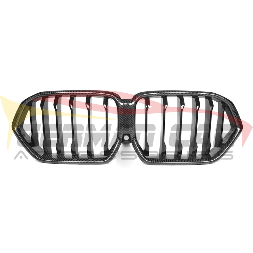 2019+ Bmw X6/X6M Single Slat Kidney Grilles | G06/F96 Carbon Fiber